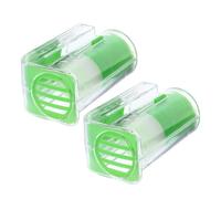 COLLBATH Botellas para Marcar Reinas de Abejas 2 Unidades Herramienta de Apicultura Portátil Botella Pequeña de Plástico Verde sin Marcas Accesorio Seguro para Colmenas y Rotulador de