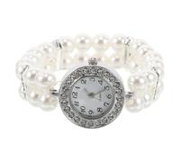 COLLBATH Brazalete De Perlas y Gemas De Imitación Para Mujer Diseño Elegante y Decorativo Para Fiestas y Relojes Vintage