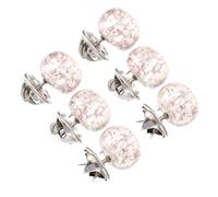 COLLBATH Broches Invisibles para Ropa sin Costura, 6 Piezas Color Rosa Desmontables, Botones a Presión para Cuello y Ramilletes, Accesorios Decorativos para Vestidos y Faldas