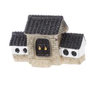 COLLBATH Cabaña De Resina con Pabellón Chino Artístico para Decoración De Acuarios Adorno con Vista A La Montaña De Hobbit