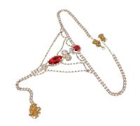 COLLBATH Cadena Corporal De y Gemas De Imitación Tanga Elegante Cintura Joyería De Moda Para Fiestas
