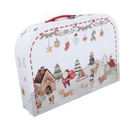 COLLBATH Caja De Almacenamiento Decorativa Para Bodas Navidad Nochebuena Cajas Decorativas Envoltura Pozo De Los Deseos Propuesta Dama De Honor Fiesta Decoración Marrón