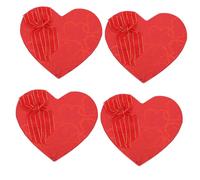 COLLBATH Caja Decorativa Con Forma De Corazón Para Guardar 10 Compartimentos De Papel Para Dulces Elegante Para Novios.