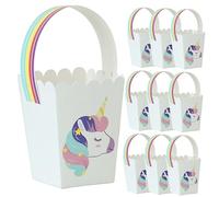 COLLBATH Cajas de Dulces de Papel Ideales para Guardar Golosinas y Pequeños Objetos para Fiesta de Cumpleaños 25 Diseño de Unicornio en Eventos y Celebraciones