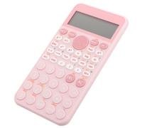 COLLBATH Calculadora Científica Portátil para Oficina y Estudiantes Pantalla Grande de 12 Dígitos, Material PS, Diseño Rosa, Mejora la e Estudio y Lectura Conveniente