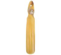 COLLBATH Calzador Ergonómico de Cuerno Natural Grande 23,8 CM para Personas Mayores y Embarazadas, Elevador Portátil para Calzado, Quitazapatos Práctico para Botas y Zapatos Formales