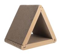 COLLBATH Casa De Cartón para Gatos con Rascador 6 Lados Utilizables Rascador Vertical Reciclable Protector De Esquinas para Sofá