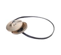 COLLBATH Cencerro de Tibetano Artesanal de Nepal Campana de Mano Pequeña de Cobre para Relajación y Feng Shui Instrumento Musical para Mindfulness y Yoga Diseño Elegante y Duradero