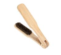 COLLBATH Cepillo Alisador de Cerdas de Jabalí Cepillo Peine para Alisar Cabello Diseño Ergonómico Madera Duradera Uso Profesional y Doméstico