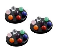 COLLBATH Chakra 3 Piezas 7 De Chacra De Kits De Joyería Para Centros De Mesa De Chakra Jarrones Decorativos De