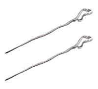 COLLBATH Chinos Accesorios Simples y Elegantes Palillos de Metal 2 Piezas Cabello en Forma Irregular para Bodas y Fiestas