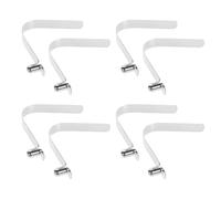 COLLBATH Clip de Resorte para Botón Pulsador de Poste de Tienda 6 Mm, Tipo 4jshv, Acero Sólido, 10 Piezas, Accesorios para Paraguas y Camping, Función de Bloqueo y Posicionamiento Interior