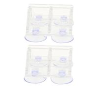 COLLBATH Clip Divisor Acrílico para Acuario 2 Soportes Divisores con Ventosas Accesorios Acuáticos