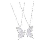 COLLBATH Collar De Amistad Mariposas Para Diseño Creativo En Set De 2 Collares Regalo Para Mejores Amigas Joyería Femenina Elegante Y Simbólica
