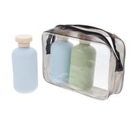 COLLBATH Combinación De Botella De Lavado Botellas De Champú Rellenables De De Plástico Flexibles para Artículos De Tocador De Viaje Prueba De Fugas para Champú y Acondicionador para Viajes