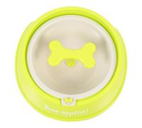 COLLBATH Cómodo Cuenco para Gatos Cuenco De Alimentación Lenta para Perros Diseño Exclusivo Cuenco De Alimentación para El Hogar Accesorio para Gatos Seguro para Mascotas 1 Pieza Color Verde