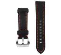 COLLBATH Correa Reloj Nylon Perforada para Hombre Banda Deportiva Resistente con Borde Trenzado Naranja para Actividades Exteriores