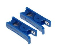 COLLBATH Cortador Manual de Tubos de Freno para Bicicleta Herramienta de Reparación Hoja Incluida Material Plástico Azul 2 Juegos para Corte y Portátil en Mantenimiento de Discos