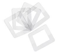 COLLBATH Cubierta de Placa para Interruptores y Enchufes 5 Piezas Acrílico Transparente con Protección Efectiva para Hogar y Dormitorio Instalación Sin Herramientas