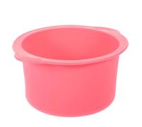 COLLBATH Cuenco de Silicona para Calentador de Cera Depilatoria 400 Ml, Resistente a Altas Temperaturas, Color Rosa, Recipiente para Mezcla y Uso Profesional en Depilación Caliente