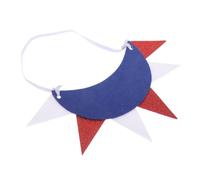 COLLBATH Diadema con Celebración del Día de La Independencia Diseño de La Estatua de La Libertad Tela No Tejida Suave Y Cómoda
