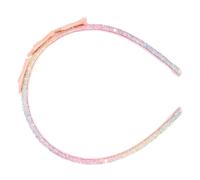 COLLBATH Diadema Con Forma De Corazón Para El Día De San Valentín Lazo Con Lentejuelas Y Purpurina Diadema Para Niños Y Niñas Accesorios Para El Cabello Para Niñas
