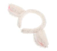 COLLBATH Diadema de peluche con diseño de orejas de cordero, para niñas y mujeres, tocado de dibujos animados, cosplay, actuación en escenario, con sujeción segura