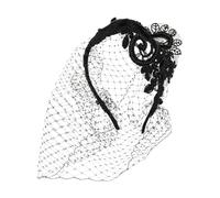 COLLBATH Diadema De Velo Estilo Flapper Diadema Nupcial De Malla Aro Para El Cabello Tocado De Novia Para Boda Tocado De Dama De Honor Tocado Para Fiesta De Té Tocado Estilo Flapper
