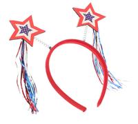 COLLBATH Diadema del día de la independencia aro para el cabello del día conmemorativo tocado patriótico Aro para el disfraz del día de la independencia Diademas del 4 de julio Saludar