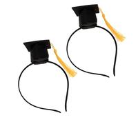 COLLBATH Diademas De Graduación De Fieltro Elegantes Para Fiesta De Doctorado Accesorios De Cabello