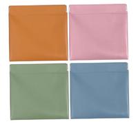 COLLBATH Elegante Paquete de 4 Bolsas de Maquillaje de Gran Capacidad Bolsa de Viaje Impermeable para Mujeres Minibolsa para Monedas para Monedero