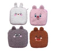 COLLBATH Elegantes Bolsas Para Servilletas 4 Unidades Bolsas De Almacenamiento Para Toallas Sanitarias De Mujer Bolsas De Cambio Portátiles Con Cremallera Para Viajes