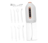 COLLBATH Enjuagador Dental Portátil Hilo Dental Pequeño Irrigador Bucal Inalámbrico Irrigador Bucal Eléctrico Blanco Pp