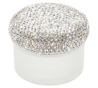 COLLBATH Envase de Crema de Viaje Recargable 30 Adorno de Pedrería Tarro Cosmético Pequeño Hermético para Maquillaje y Loción Estuche Portátil para Cuidado Facial y Muestras