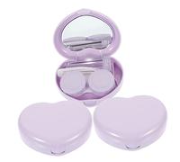 COLLBATH Estuches para Lentes de Contacto de Viaje Paquete de 3 Pequeños a Prueba de Fugas con Espejo para Guardarlos