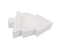 COLLBATH Frutero De Árbol De Navidad Conformado Pequeño Plato De Postre Navideño Shape Día Festivo Bandejas Para Servir Comida Platos Para Servir Blanco De Madera