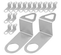 COLLBATH Ganchos Metálicos para Relojes de Pared 20 Unidades Colgadores de Repuesto Aplicables para Mecanismos de Reloj Accesorios para Bricolaje y Reparación de Relojes de Péndulo