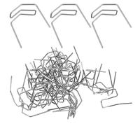 COLLBATH Grapas de Soldadura de Metal para Reparación Precisa 100 Piezas y Restaurar Apariencia Original en Parachoques de Coche, Adecuado para Reparación Automotriz