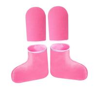 COLLBATH Guantes y Botines de Parafina para Cuidado de Manos y Pies Retención Térmica para Terapia Spa Profesional y Doméstico Parafina Hidratante para Manos Frías