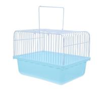 COLLBATH Habitat Portátil para Mascotas Pequeñas Jaula De Plástico Ventana De Visualización para Loros y Ratones