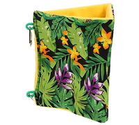 COLLBATH Hamaca Colgante Triangular para Loros Nido De Pájaro Diseño Tropical Sombrilla Verano 120cm