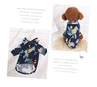 COLLBATH Hawaiana para Perros Ropa de Verano Transpirable Blusa para Mascotas Diseño Ropa para Cachorros Abrigo para Mascotas