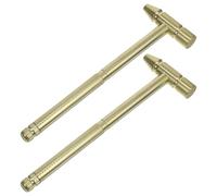COLLBATH Herramienta Multifunción Martillo Pequeño de Latón Macizo sin Chispas para Reparación de Relojes y Uso Doméstico 2 Piezas Profesional