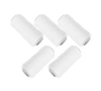 COLLBATH Hilo para depiladora facial hilo para depilar cejas 5 rollos de hilo de algodón blanco para depilación con removedor de pelo y uso en máquina roscadora