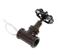 COLLBATH Interruptor de Luz Estilo Steampunk Retro con Alambre Válvula de Paro para Lámparas de Mesa y Tuberías Fácil Instalación y Diseño Práctico Vintage