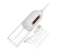 COLLBATH Irrigador Bucal Recargable Inalámbrico con Depósito Retráctil Ajustables para Higiene Dental Suave Portátil y Resistente al Agua para Adultos y Viajes