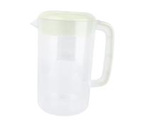 COLLBATH Jarra Grande Transparente con Tapa Hermética y Asa Contenedor para Bebidas Frías con Medidor Jarra de Plástico para Té Leche y Agua