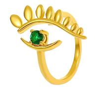 COLLBATH Joyería De Moda Para Mujer Con Diseño De Mal De Ojo Estilo Elegante Y Moderno Con Circonitas Geométricas Abiertas Estilo 2079