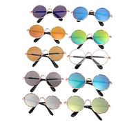 COLLBATH Juego de 10 Gafas de Sol para Perros Cachorros Y Gatos Diseño Divertido Accesorios para Fotos Accesorios Elegantes para Mascotas Cómodas Y Seguras No Se Decoloran Tu Amor por Tu Mascota