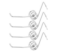 COLLBATH Juego de 4 Muelles de Resorte Reforzado para Cubo de Fregona Repuestos Metálicos para Pedal Derecho Piezas de Reparación para Escurridor Accesorios de Mantenimiento para